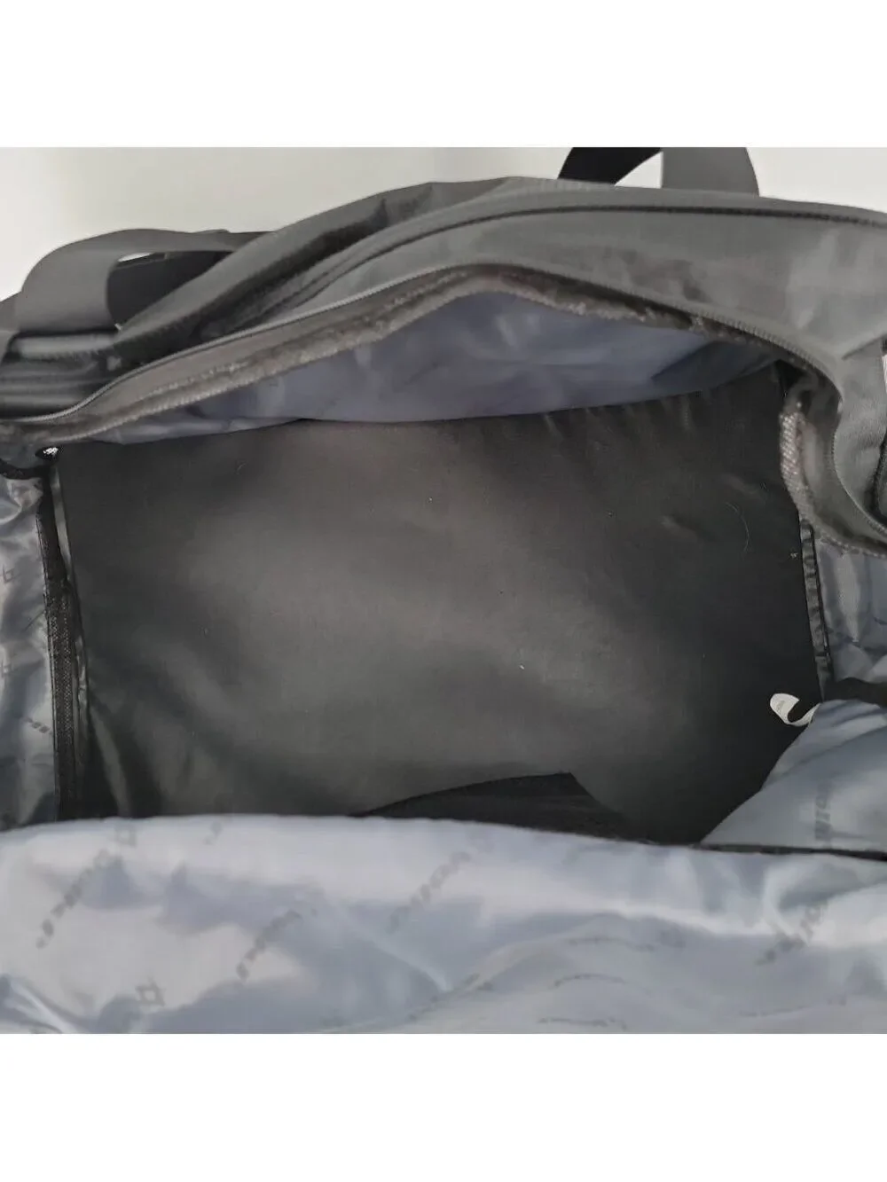 Völkl Sport Duffel Bag Black Gray Yellow Gym Travel Weekend